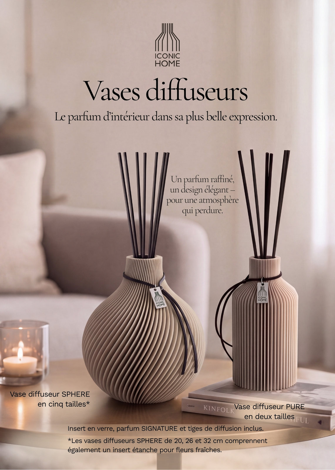 Vases diffuseurs & parfum d’intérieur