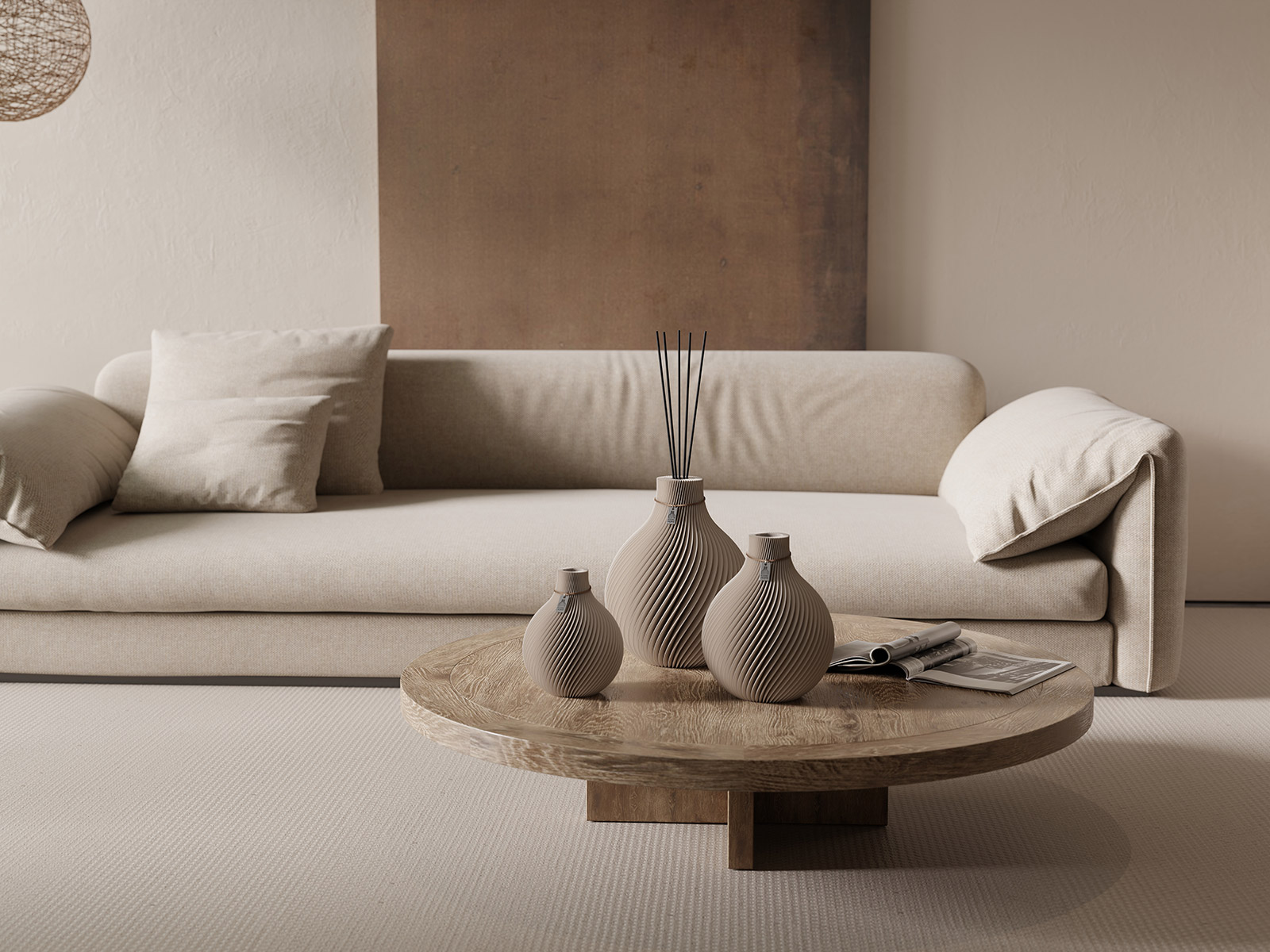 ICONIC HOME Vasen in einem harmonischen Wohnraum